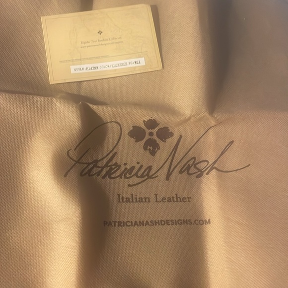 Patricia Nash tooled leather purse with removable strap dust bag included NEW - Picture 8 of 16